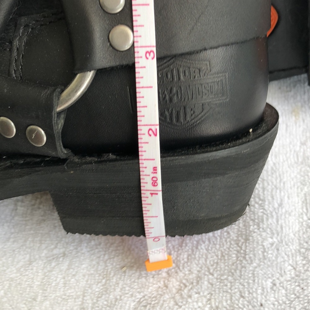 Harley-Davidson Black Lace Up Boots - Picture 13 of 15